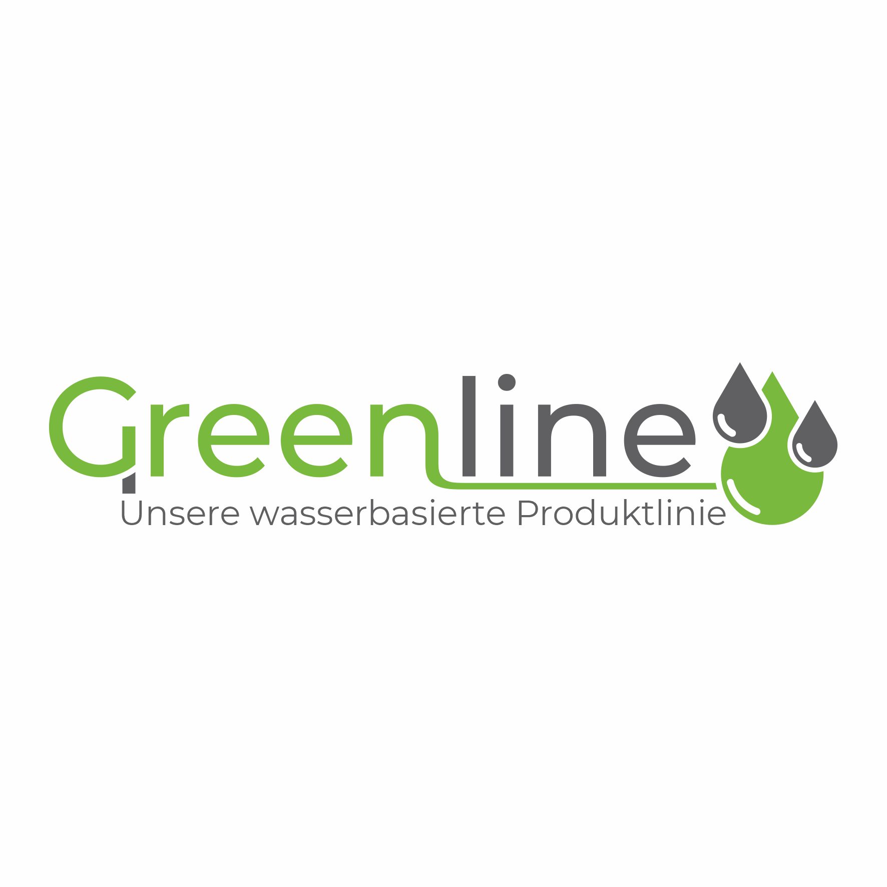 Logo Greenline unsere wasserbasierte Produktlinie 2026