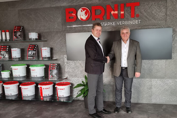 Der neue Vertriebsleiter zusammen mit dem Geschäftsführer von BORNIT